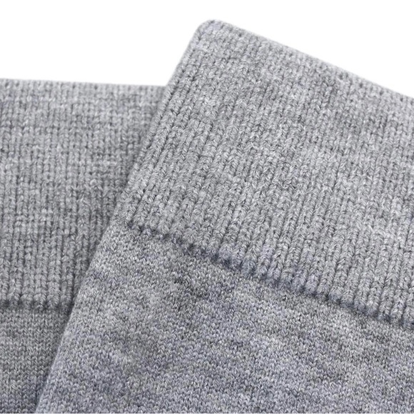 Lightweight Half Fingerless Mittens Thumb Hole Warm Gloves for Women (BLACK) - Picture 6 of 7